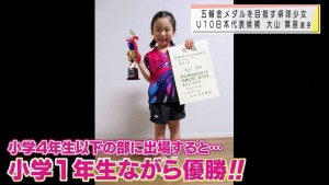 小1で優勝