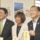 女子陸上・福士加代子さんが青森県知事に引退報告　今後は「笑顔にするような企画を」