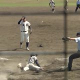 高校野球　春の青森県大会準決勝　八学光星が青森山田との対決を制し、八工大一とともに決勝へ