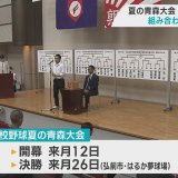 高校野球　夏の青森大会組み合わせ決まる　選手宣誓の大役は連合チームで出場のキャプテンに