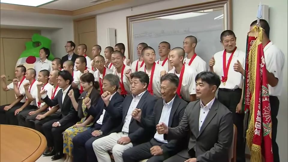 「甲子園で1つでも多く勝つ」青森代表・八戸学院光星が県知事に活躍誓う