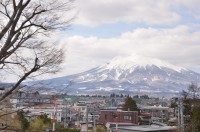 この日は岩木山がよく見えました