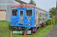 本人の手によって塗り直された「慎吾列車」。色鮮やかに蘇りました。