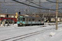 東青森を出た列車。この日は天気が目まぐるしく変わる日でした
