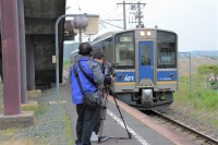 IGRいわて銀河鉄道の7000系。通常八戸以南でしか見られません。