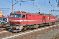 青函トンネル用のEH800型機関車。トップナンバーでした。