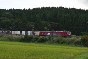 貨物街道の元・東北線。撮影中も頻繁にやってきます。