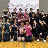 22歳以下の女子バドミントン全国大会「ダイヤモンドカップ」は龍谷大が優勝　大学勢が貫録示す