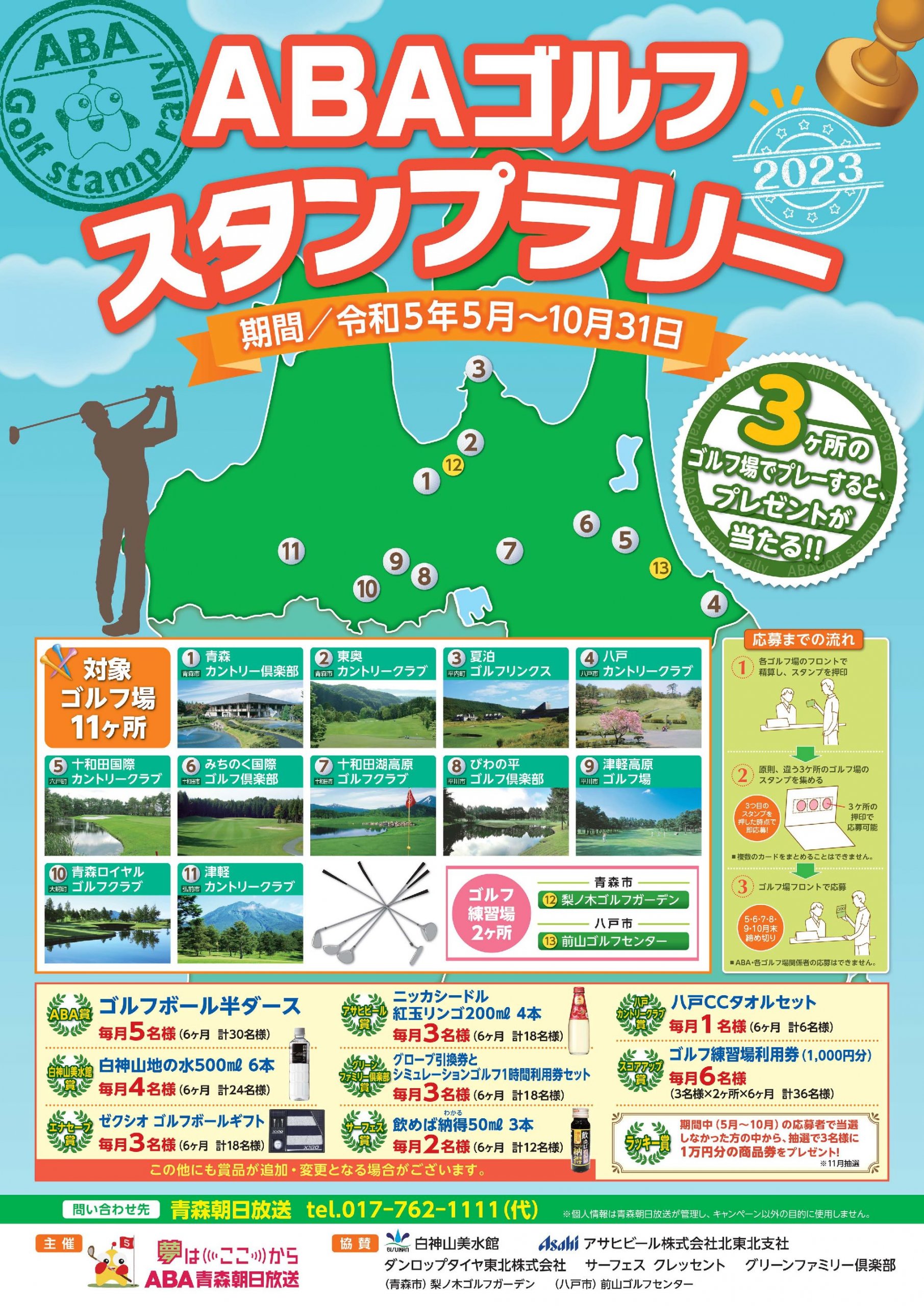 ＡＢＡゴルフスタンプラリー　２０２３シーズン